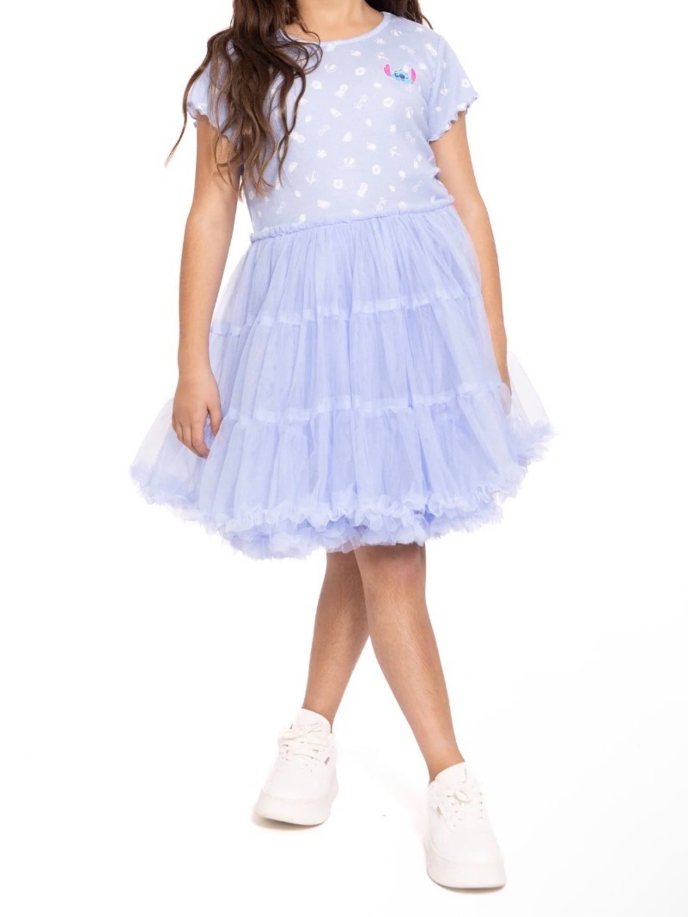 Disney Light Blue Stitch Tulle Party Dress - Picture 2 of 2